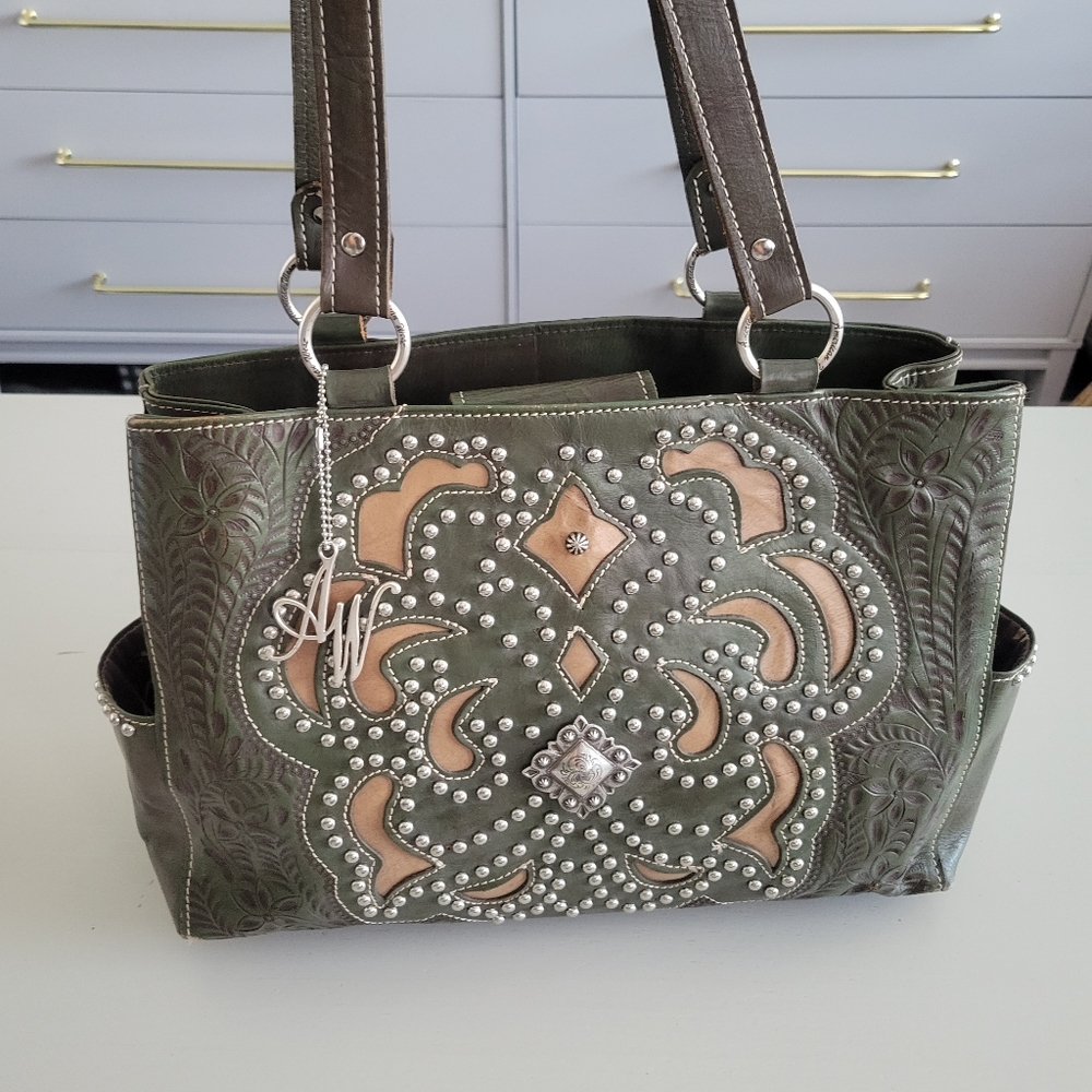 American West Leather Shoulder Bag